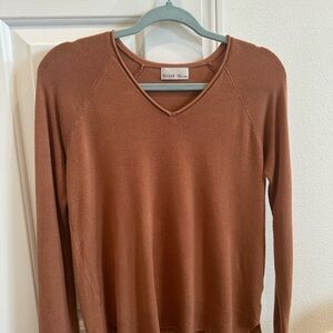 Red Dress Boutique Brown V-Neck Sweater
